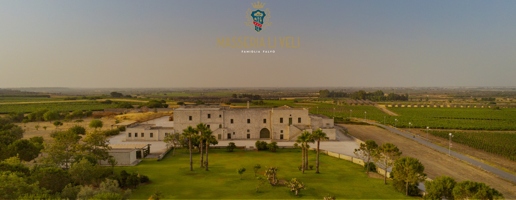 Masseria Li Veli winery and vineyards in Cellino San Marco, Salento, Puglia