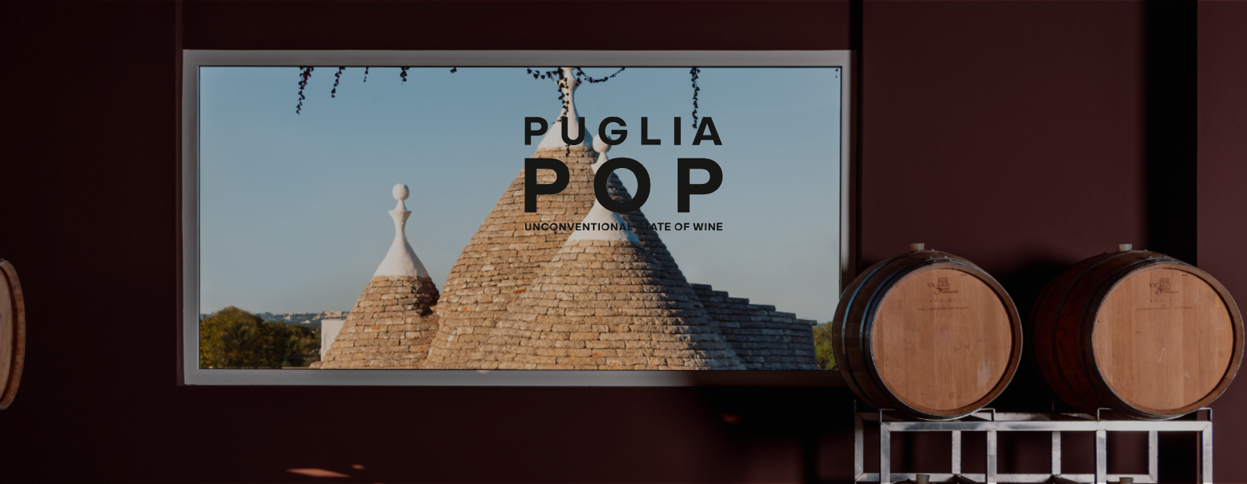 Puglia Pop wines among the vineyards and landscapes of Valle d’Itria, Puglia