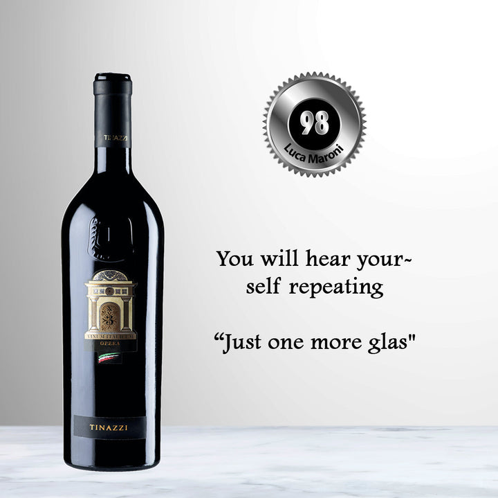 Bottle of Tinazzi Vinum Italicum Opera No.3 2021 bold Italian red wine blend.