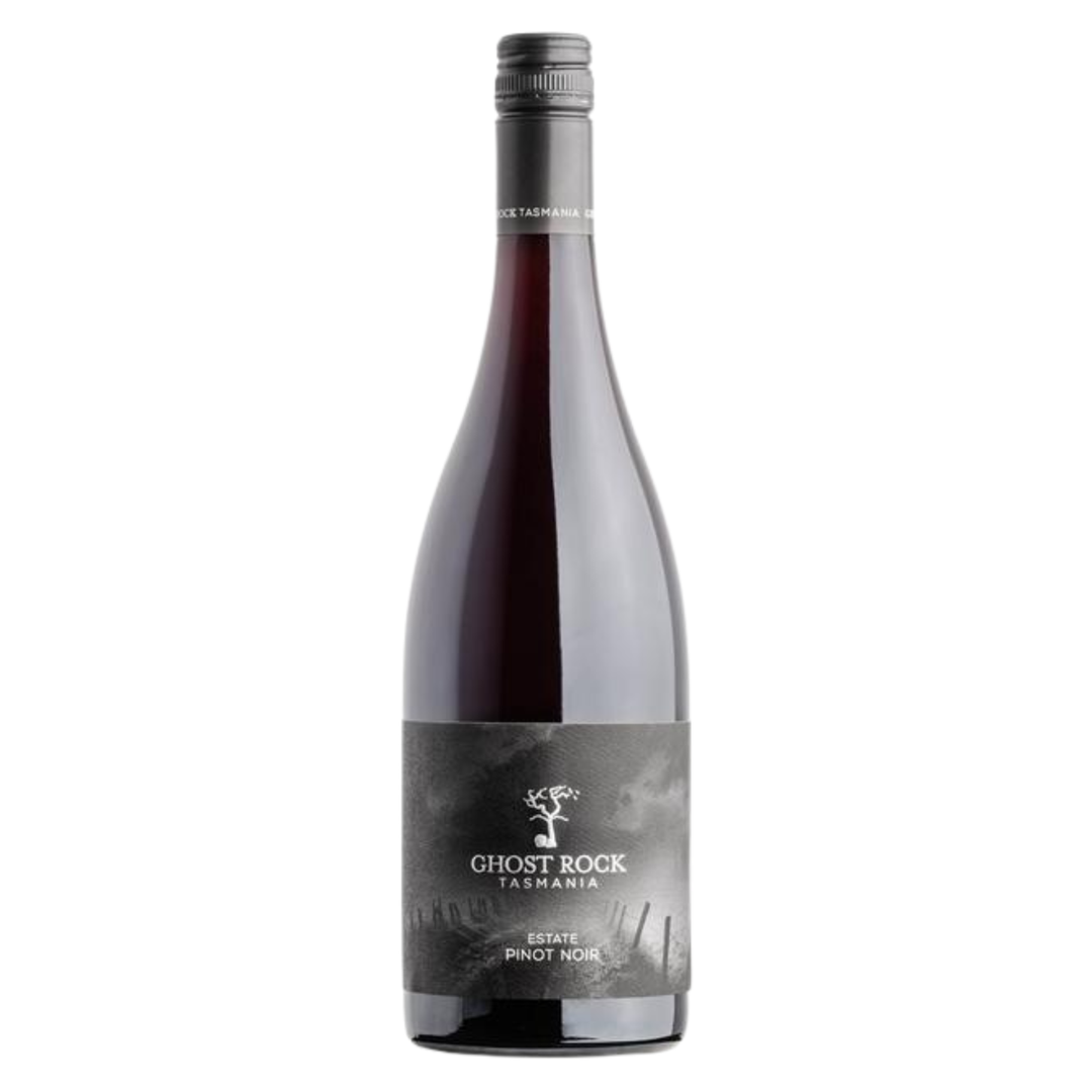 Bottle of Ghost Rock Supernatural Pinot Noir 2025 red wine from Tasmania, Australia, made from 100% Pinot Noir using natural winemaking.