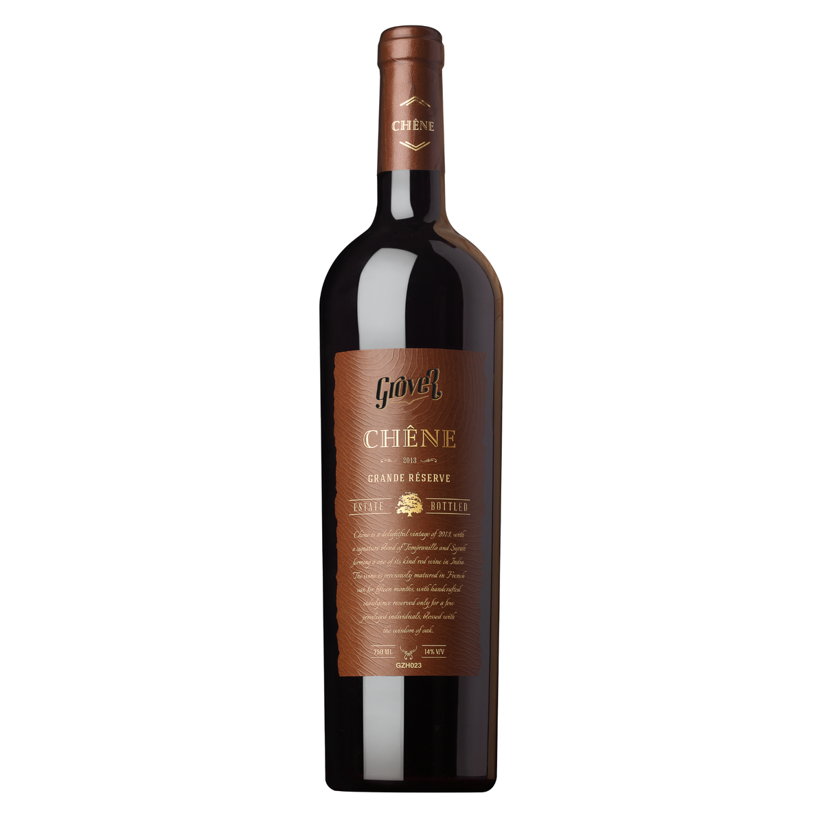 Gover Tempranillo grand reserve wine from India in Singapore