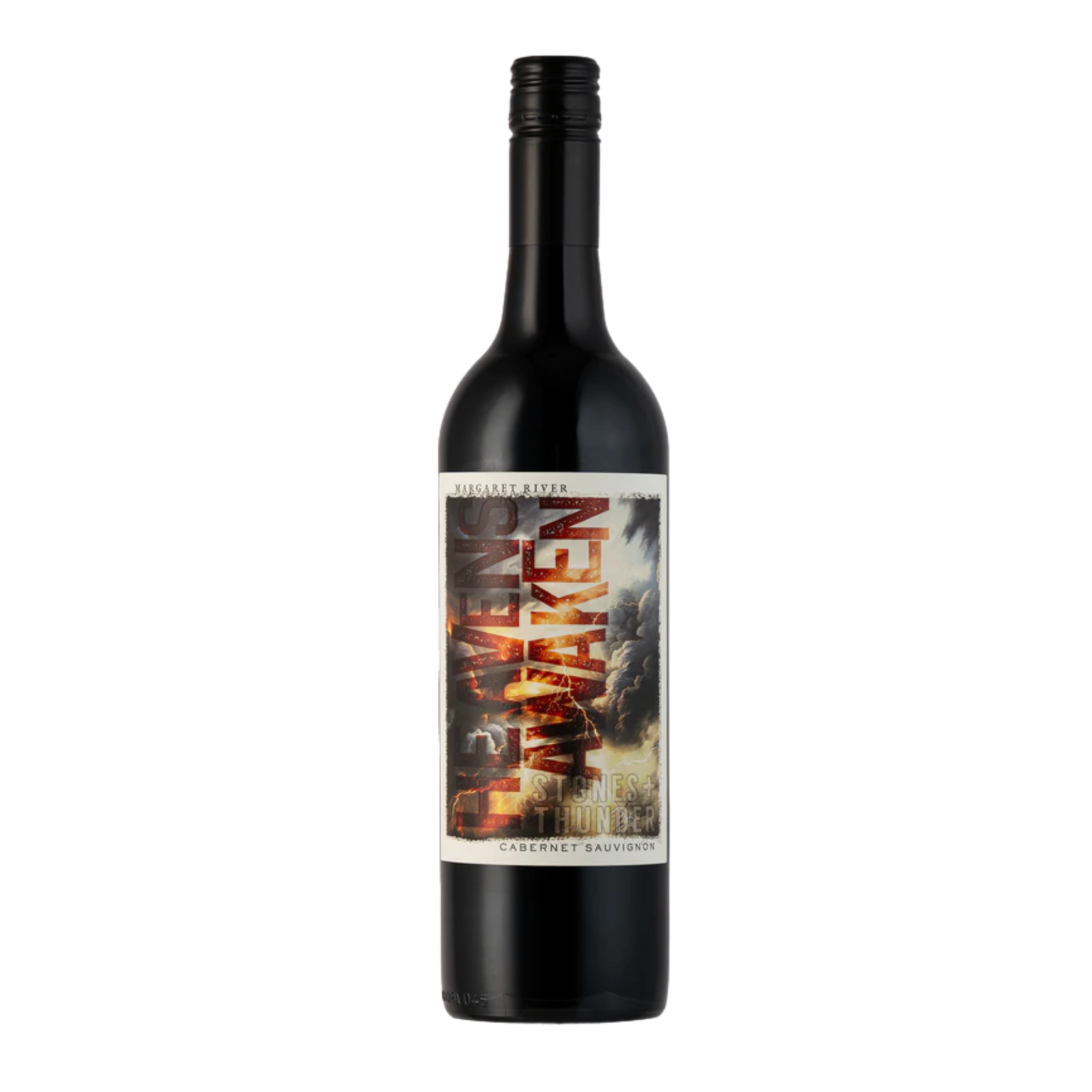 Bottle of Stones + Thunder Heavens Awaken Cabernet Sauvignon 2023 from Wilyabrup, Margaret River, Australia.