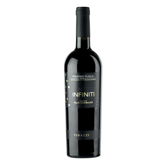 Tinazzi  Cantine San Giorgio Sentieri Infiniti Primitivo Puglia 2021 Red Wine | Puglia, Italy
