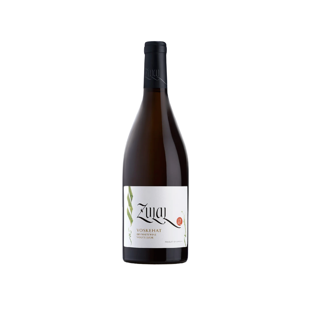 Zulal Voskehat 2022 bottle – Armenian white wine from Vayots Dzor made from the indigenous Voskehat grape