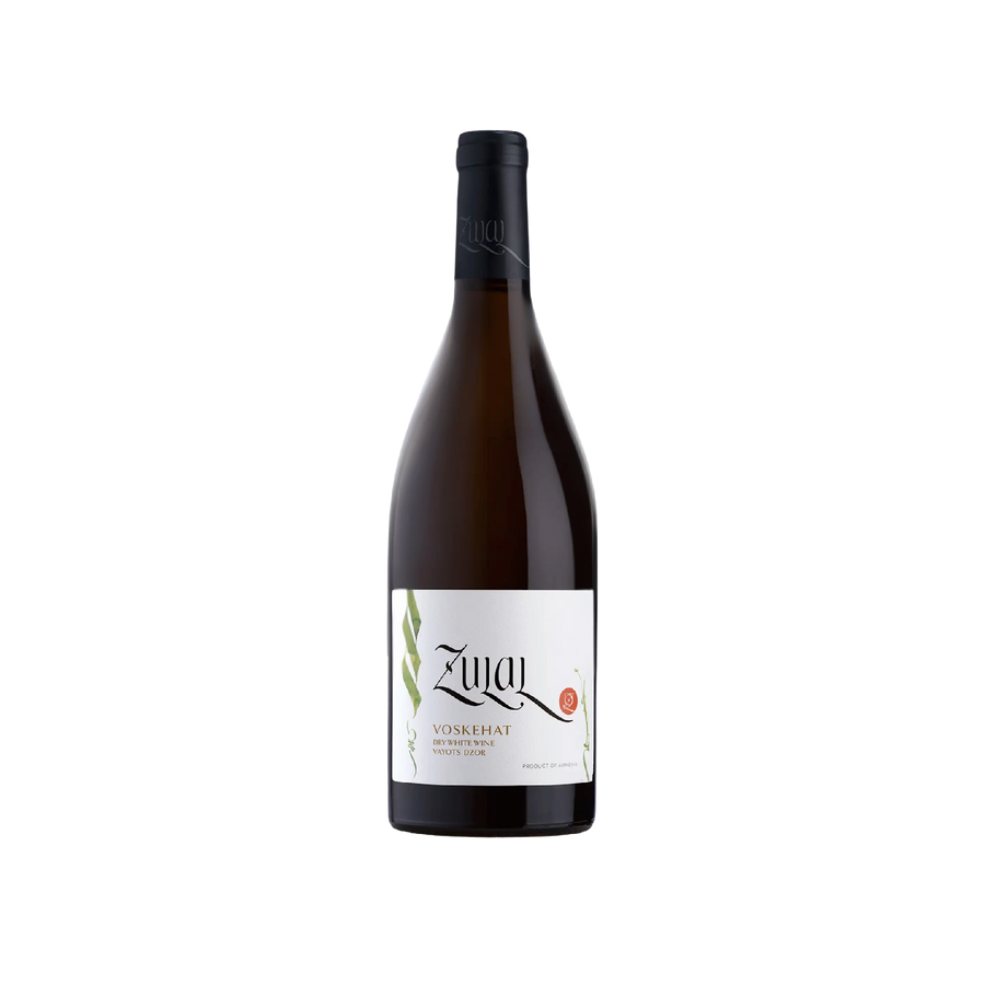 Zulal Voskehat 2022 bottle – Armenian white wine from Vayots Dzor made from the indigenous Voskehat grape